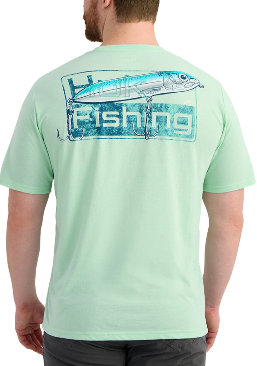 Short Sleeve Fishing Graphic Pocket T-Shirt 