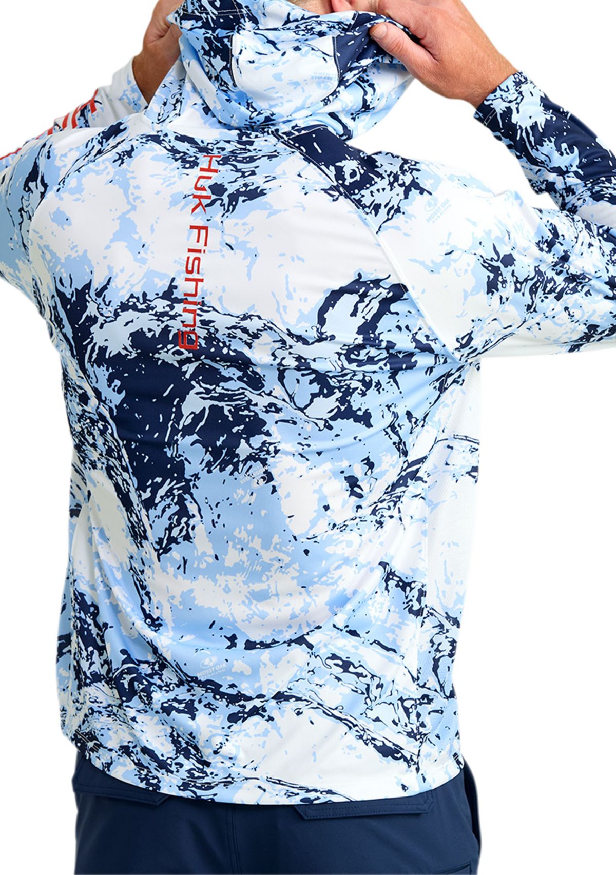 Mens Pursuit Mossy Oak Printed Hoodie 