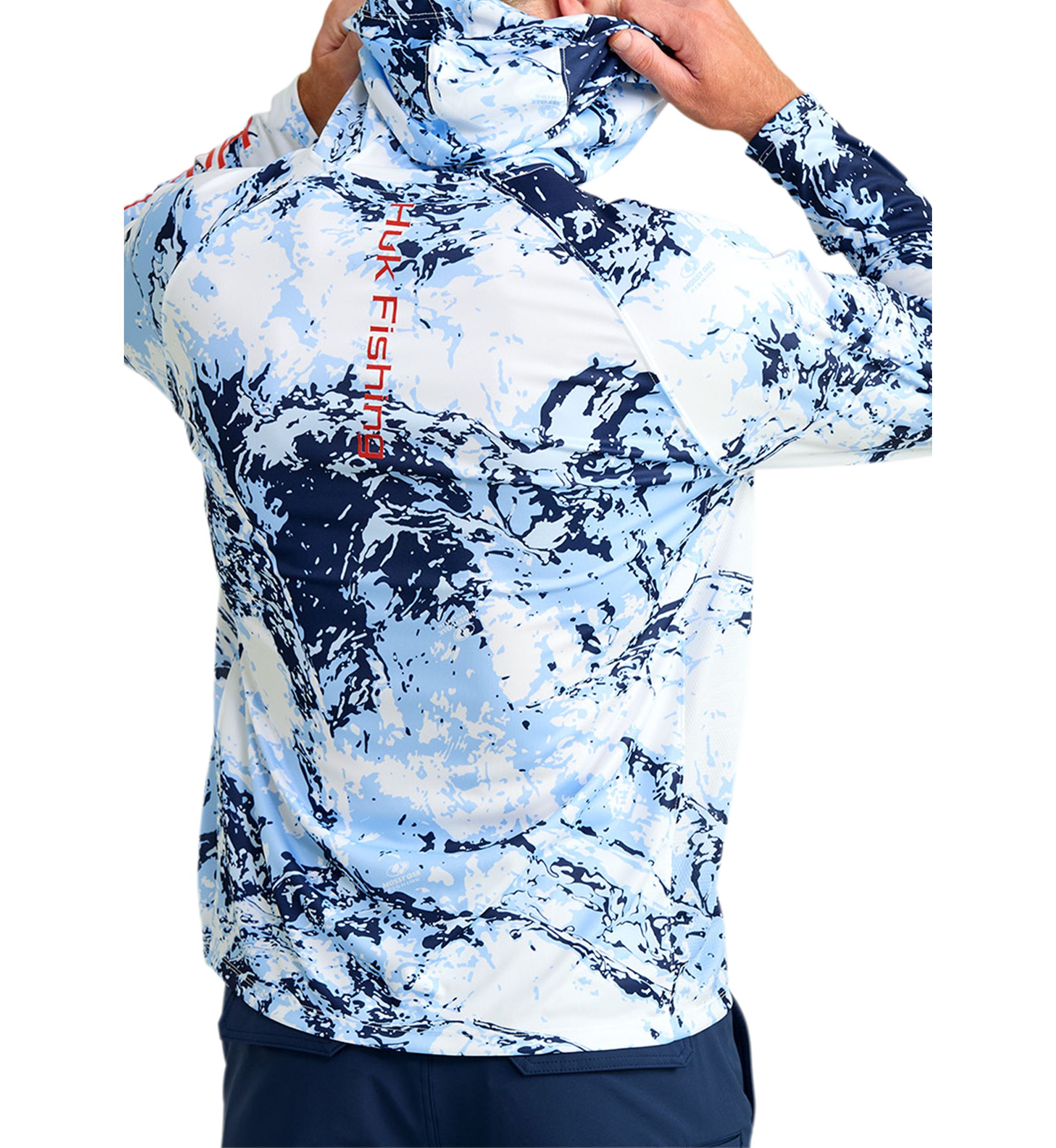 Mens Pursuit Mossy Oak Printed Hoodie 