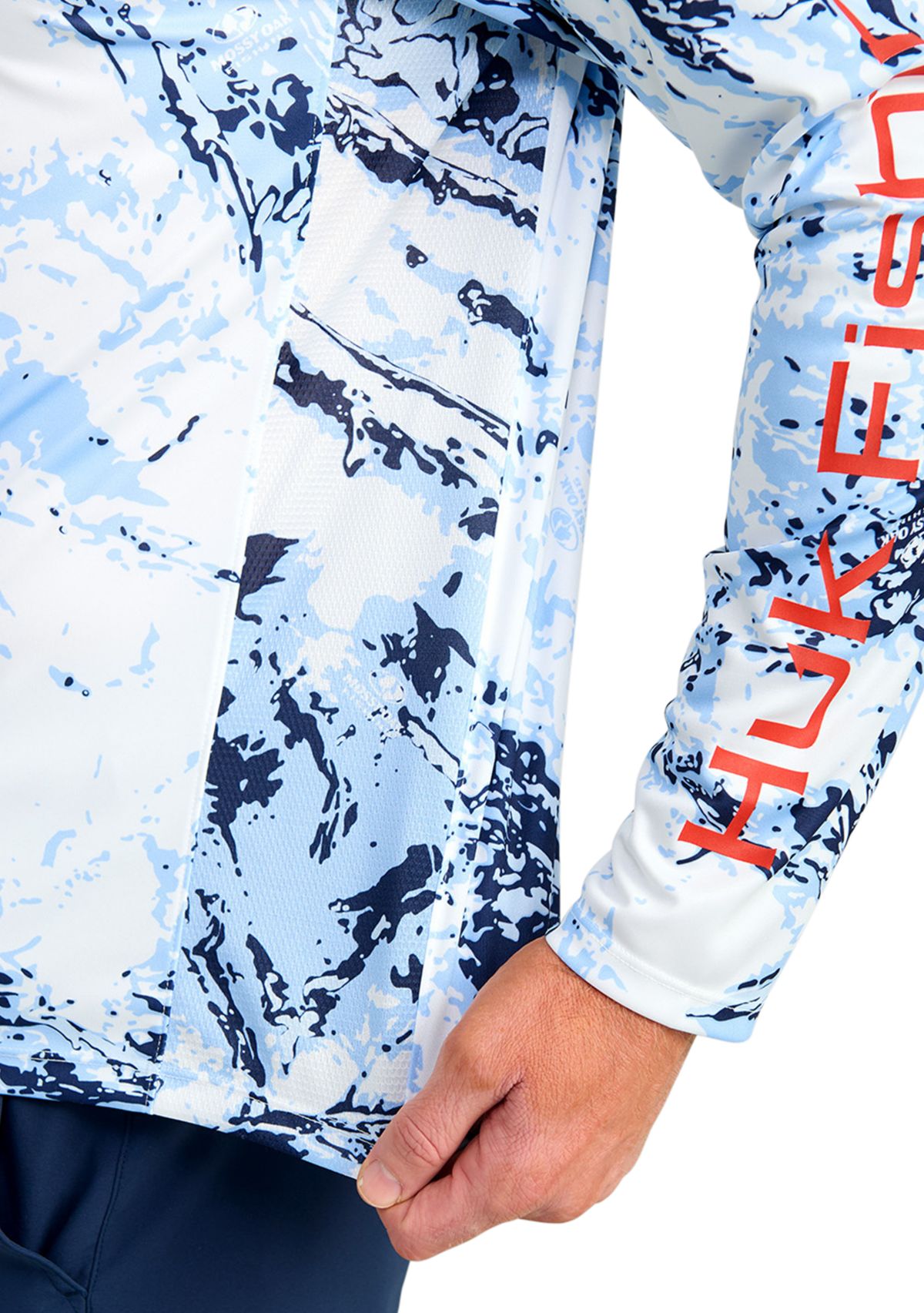 Mens Pursuit Mossy Oak Printed Hoodie 