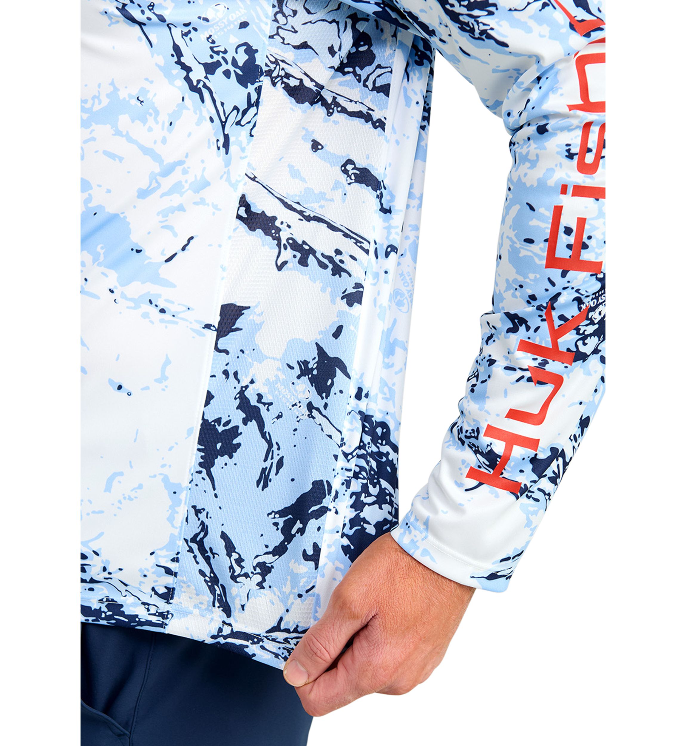 Mens Pursuit Mossy Oak Printed Hoodie 