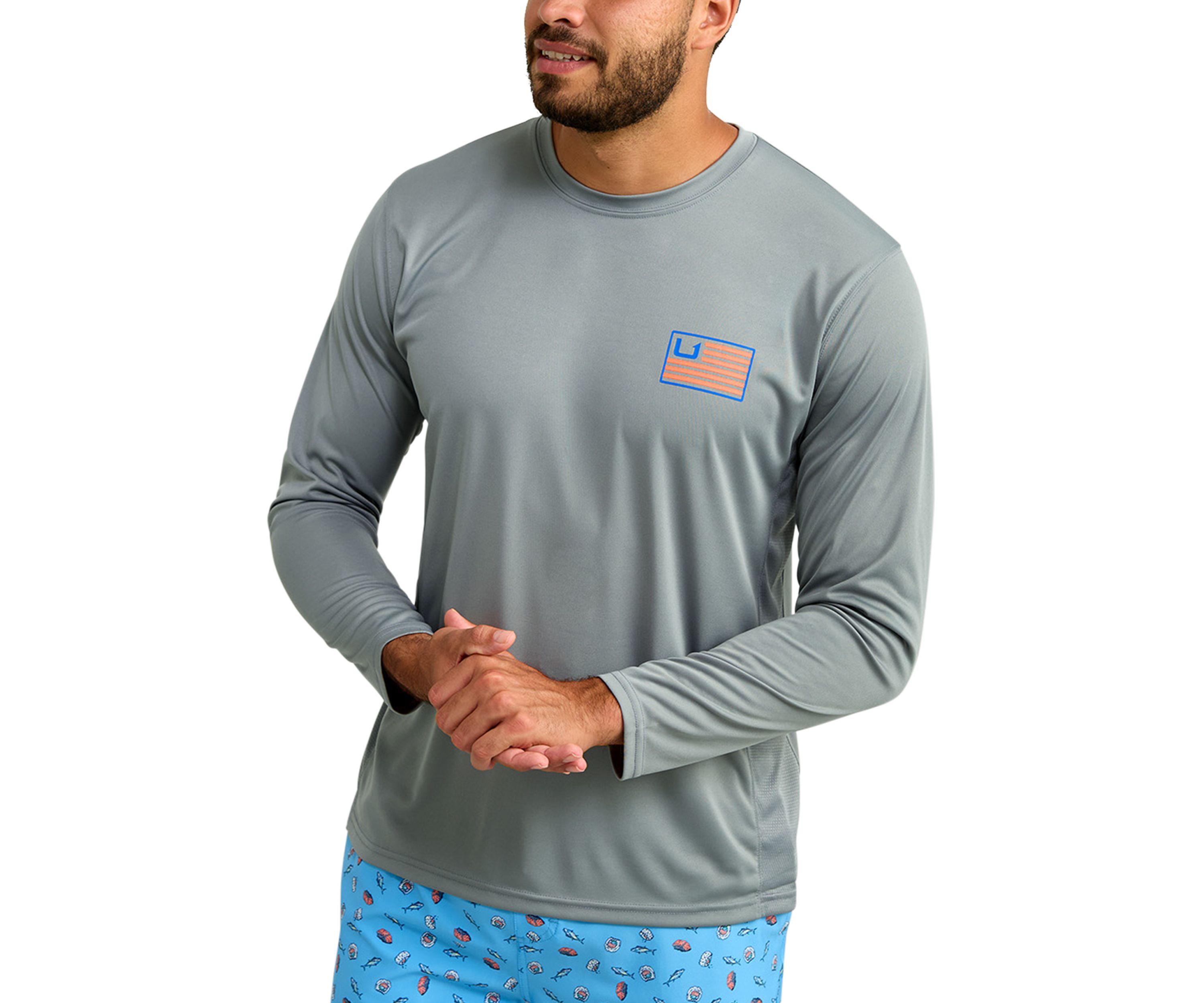 Mens Pursuit Bar Long Sleeve Graphic T-Shirt