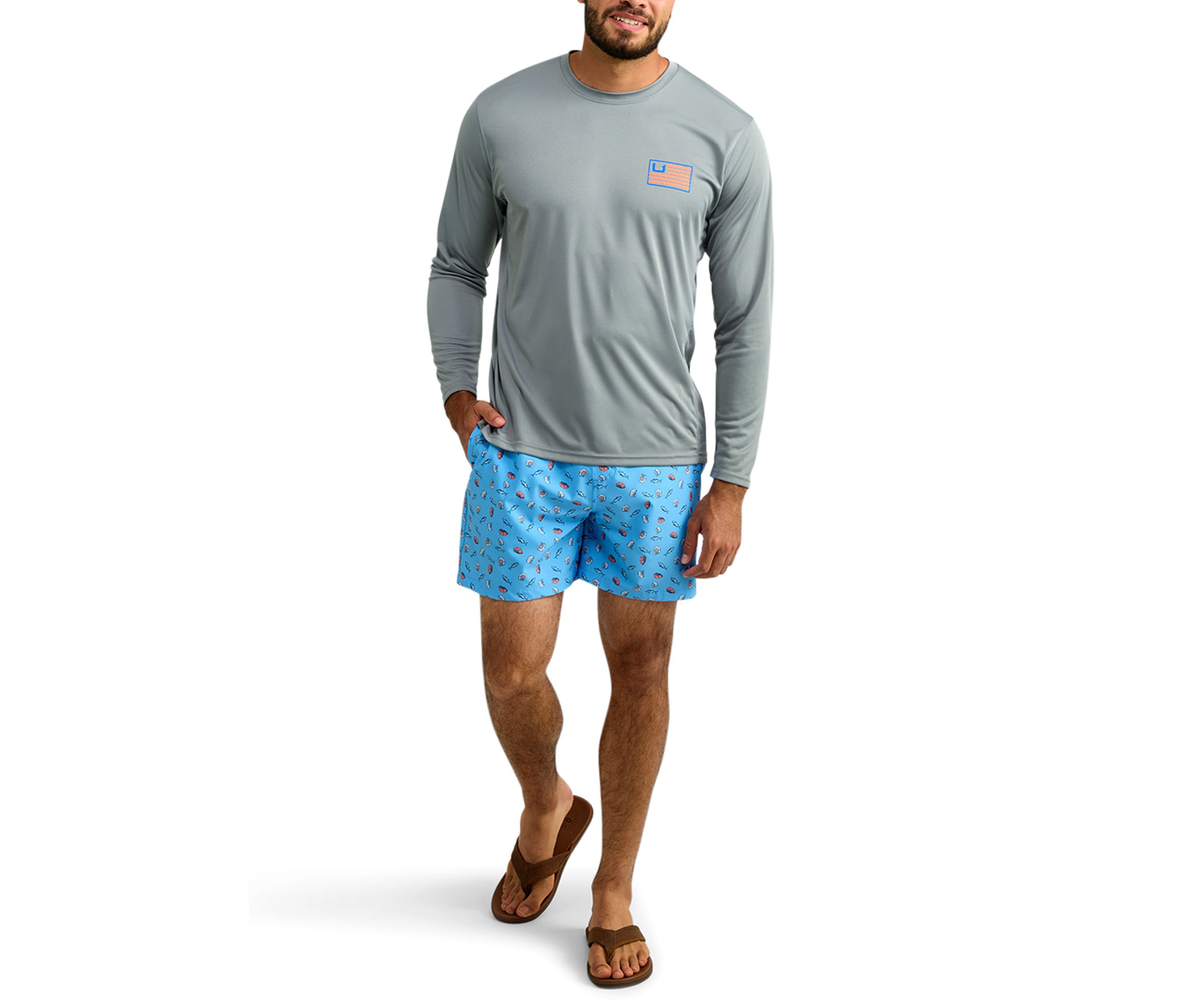 Mens Pursuit Bar Long Sleeve Graphic T-Shirt