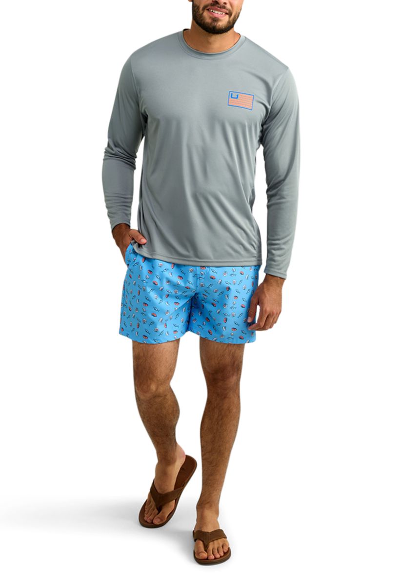 Mens Pursuit Bar Long Sleeve Graphic T-Shirt