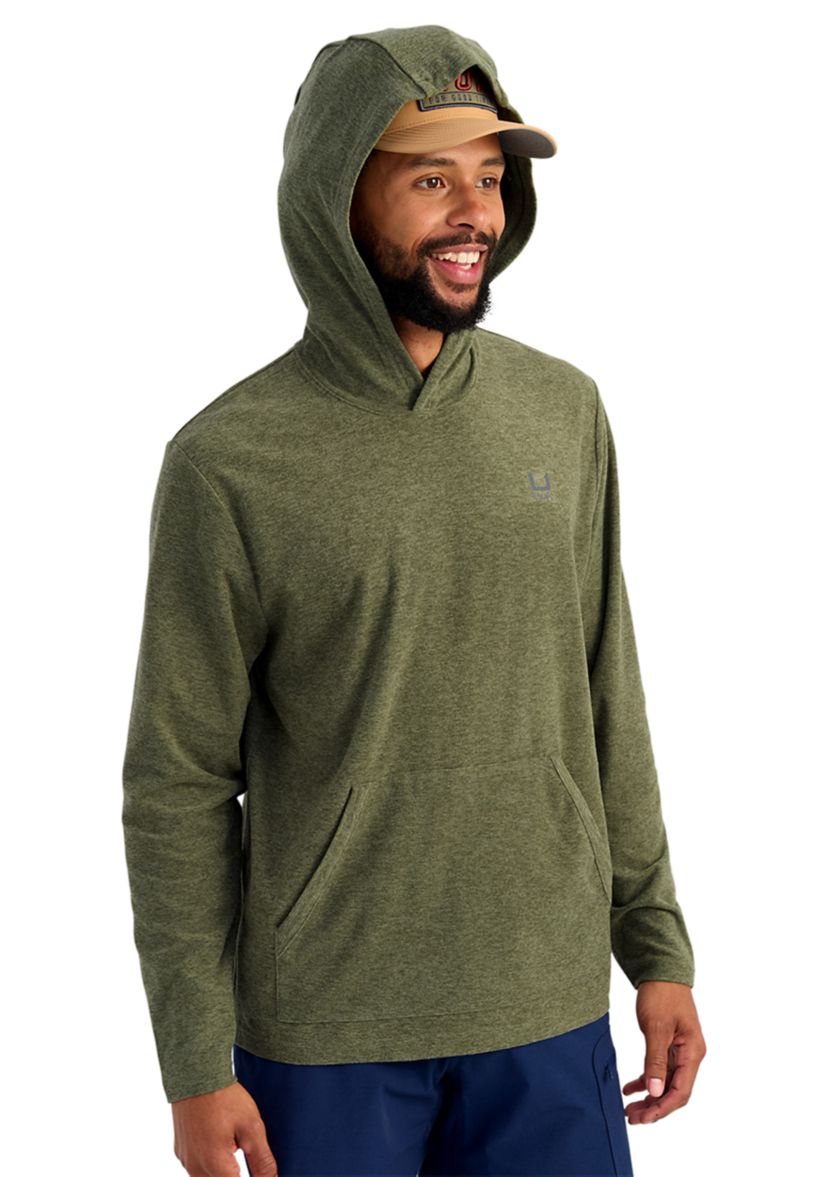 Mens Leeward Lightweight Fleece Hoodie