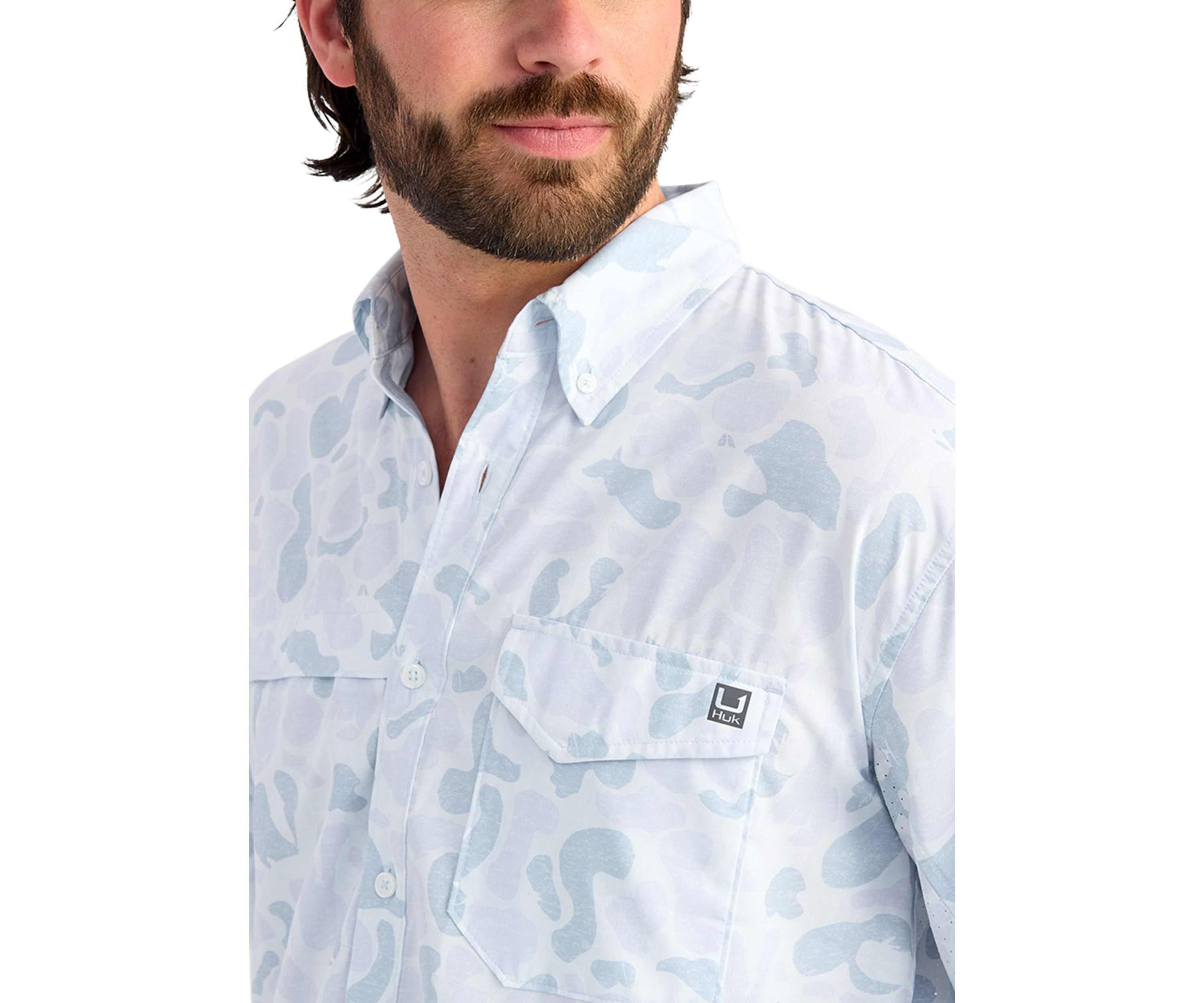 Mens KC Tide Point Short Sleeve Button-Down