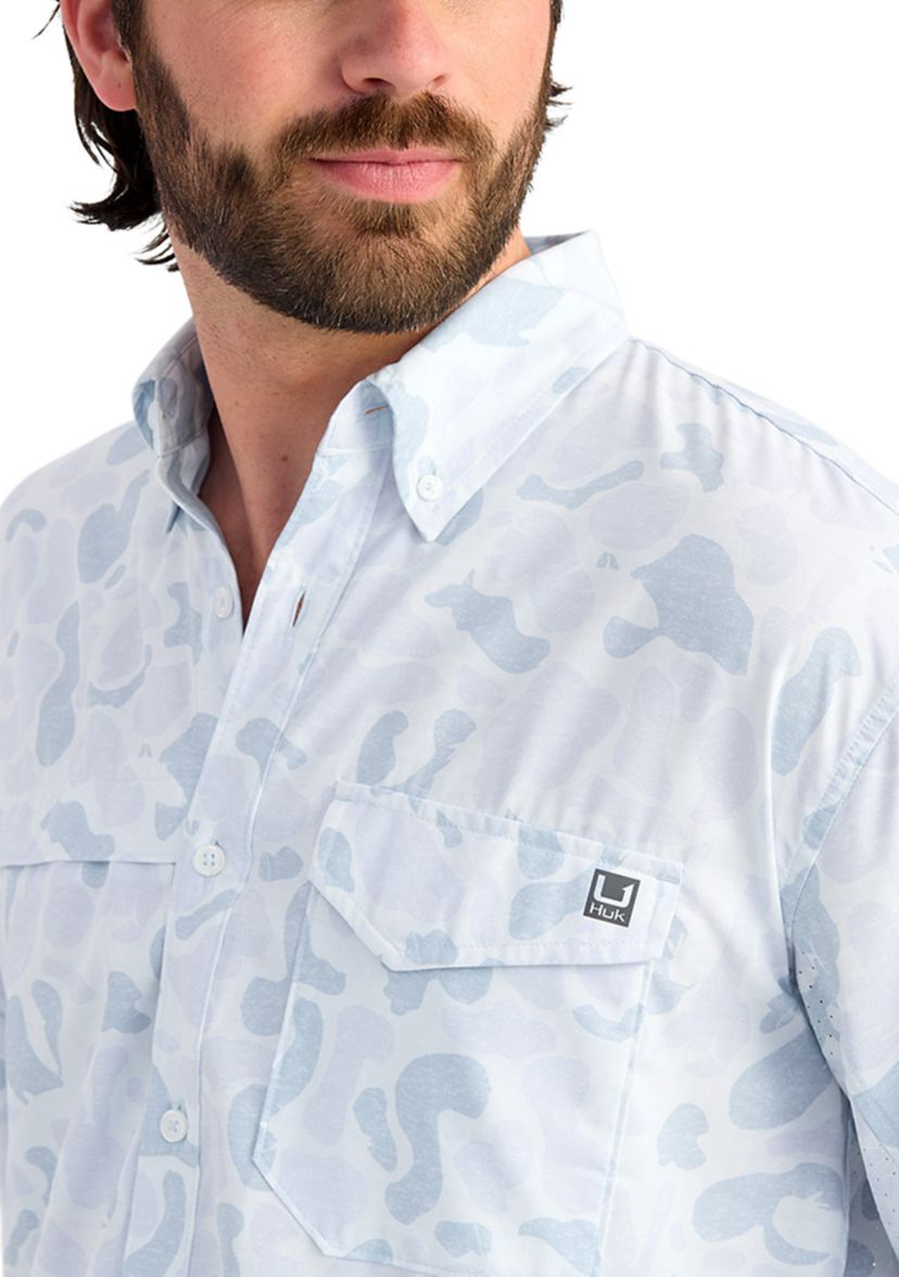 Mens KC Tide Point Short Sleeve Button-Down