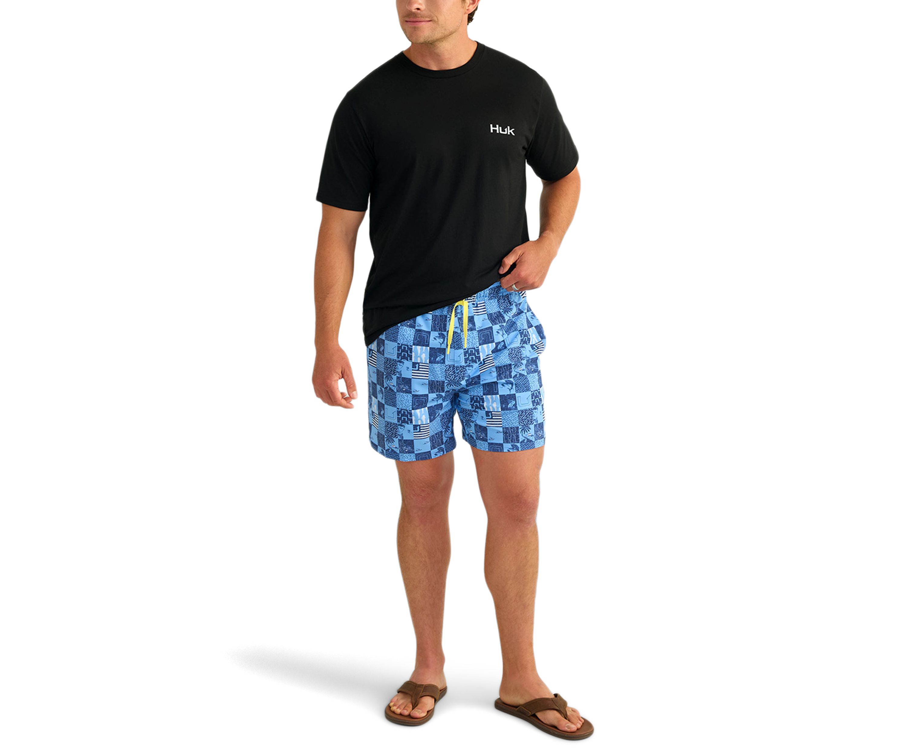Pursuit Printed Volley Swim Trunks