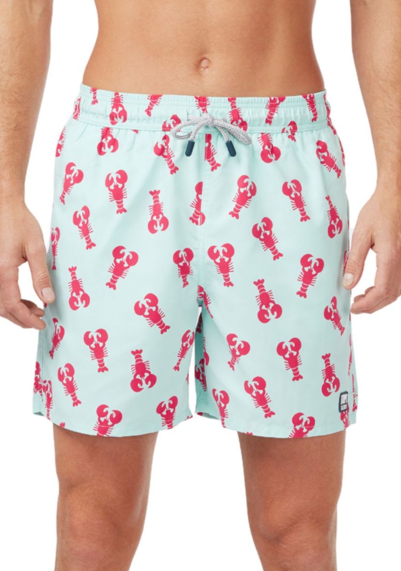 Lobster Swim Trunks