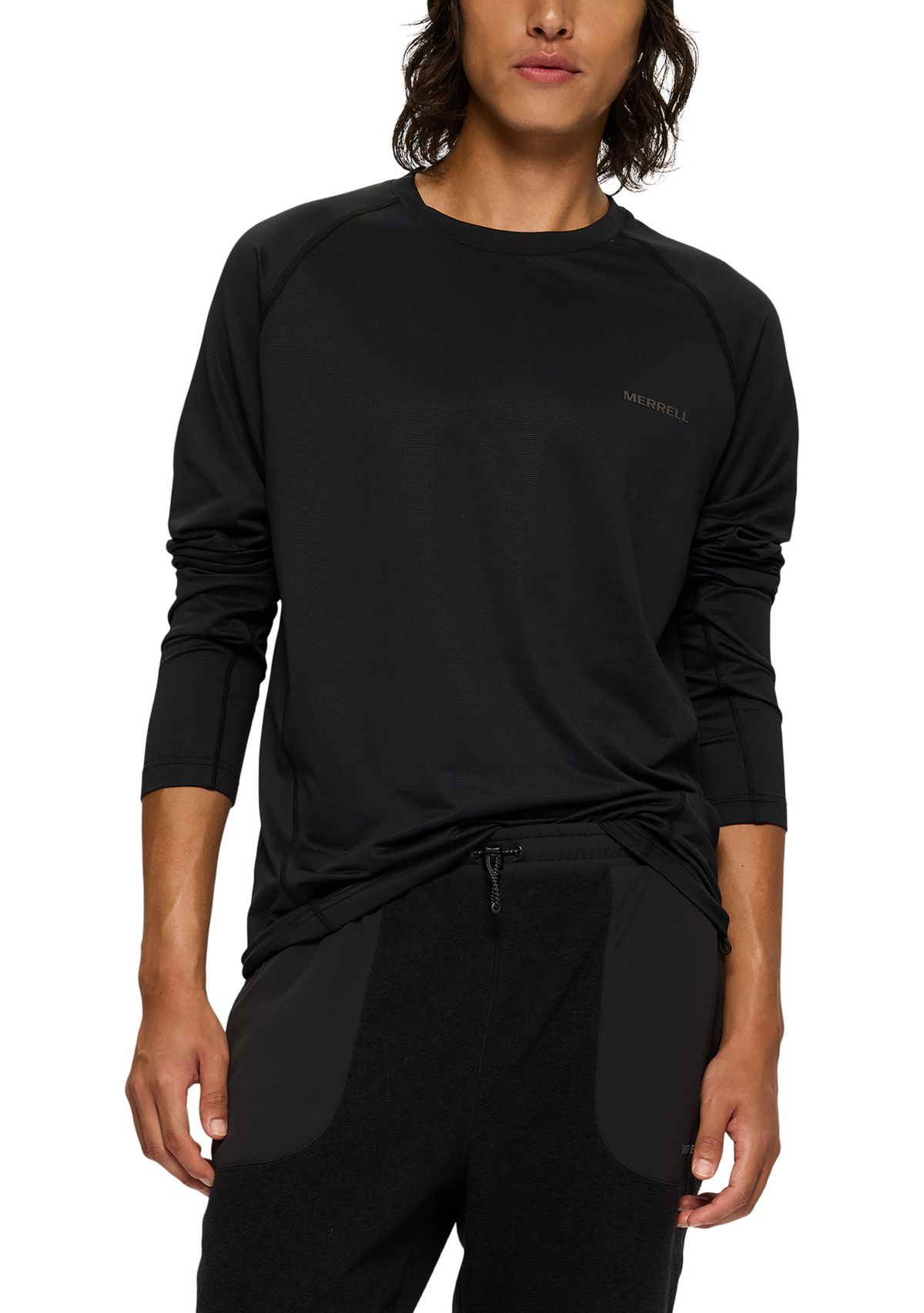 Mens Long Sleeve Tech Tee