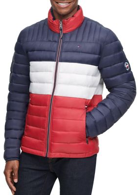 tommy hilfiger quilted nylon packable jacket
