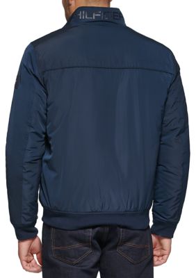 Tommy hilfiger men's performance faux memory bomber clearance jacket