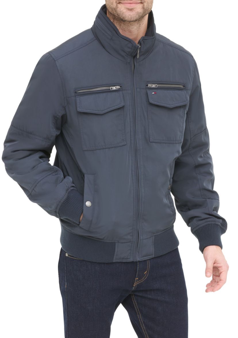 Two Pocket Filled Performance Bomber Jacket