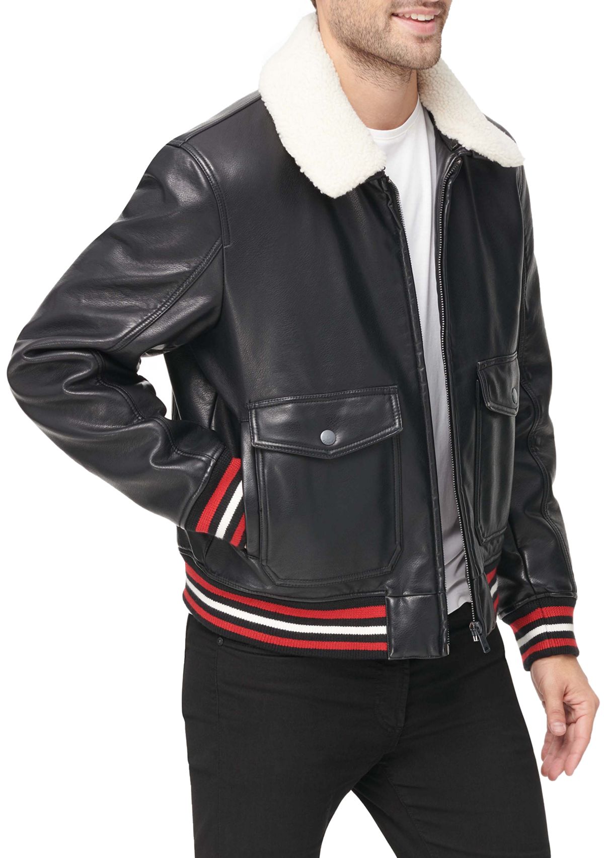 Sherpa Collar Aviator Jacket