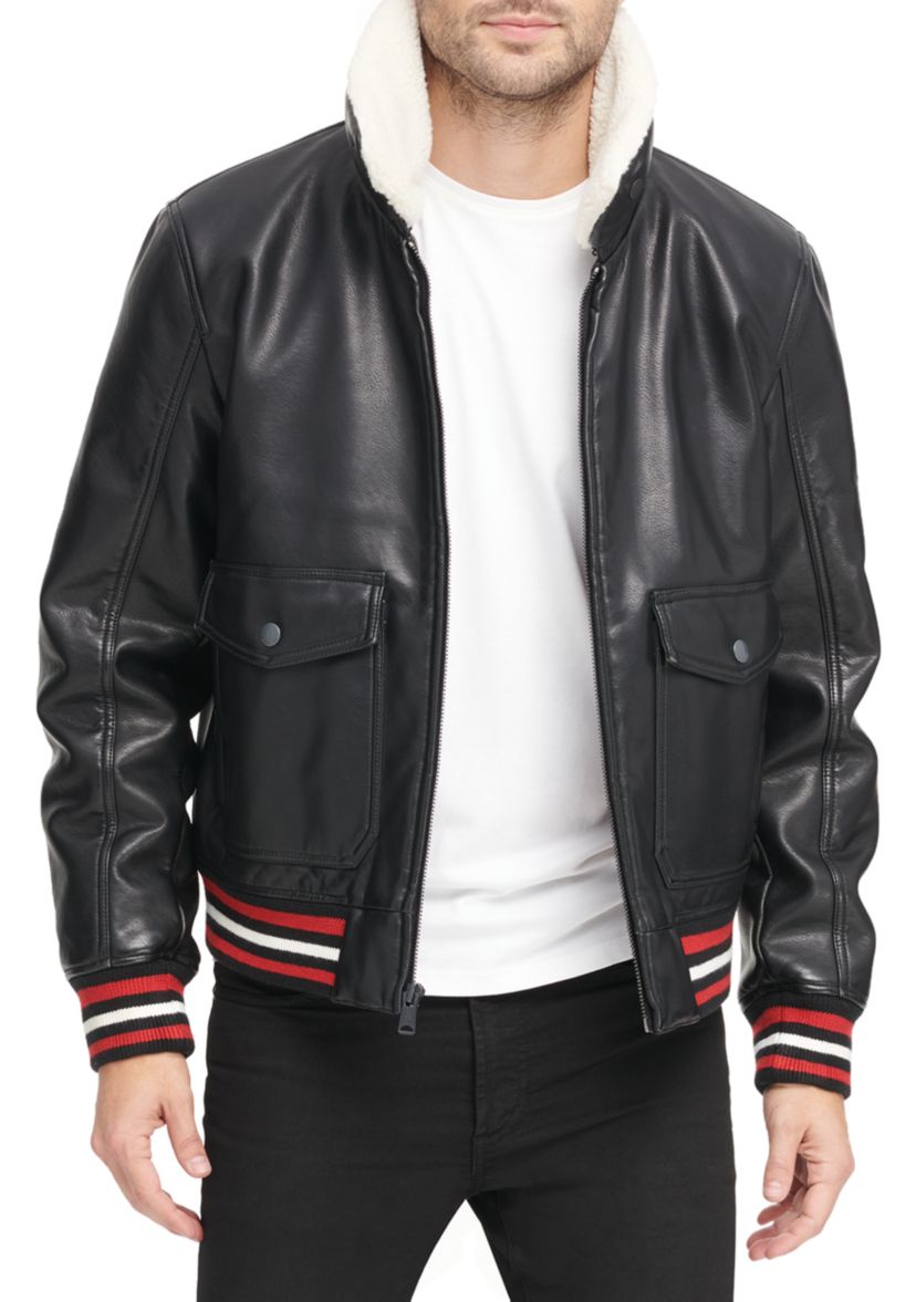 Sherpa Collar Aviator Jacket