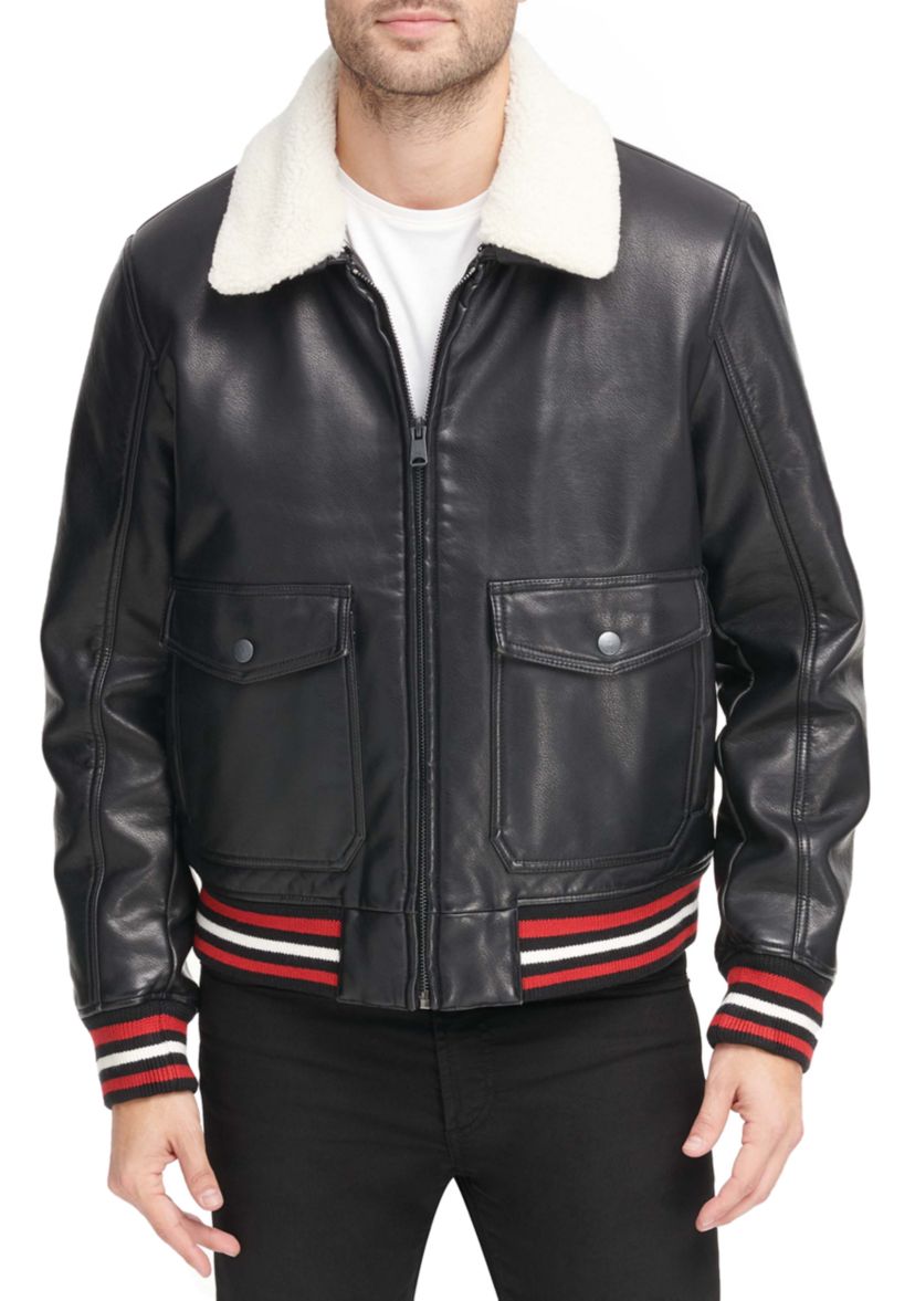 Sherpa Collar Aviator Jacket