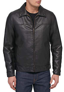 Tommy Hilfiger Collar Faux Leather Jacket | belk