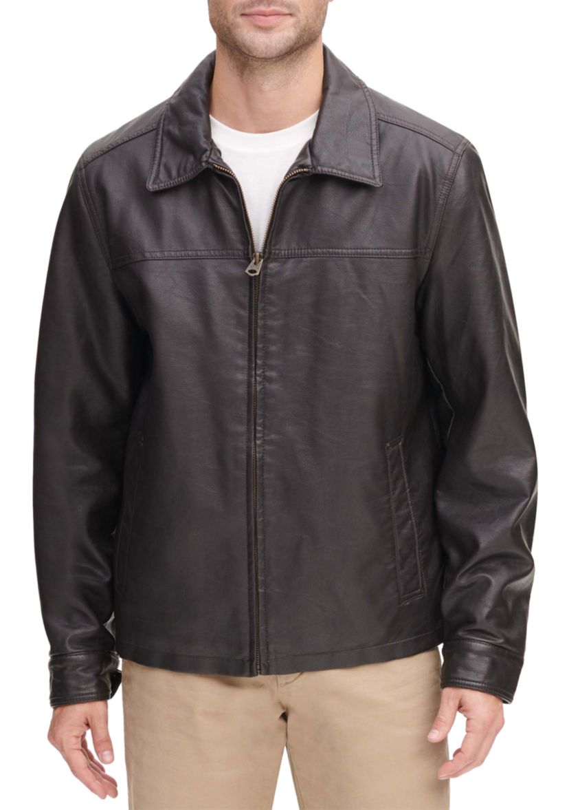 Big & Tall Faux Leather Jacket