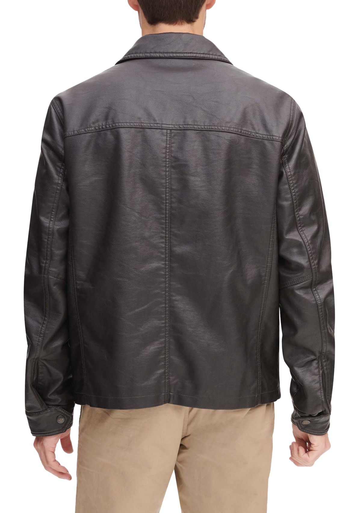 Big & Tall Faux Leather Jacket