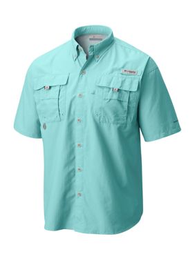 Field and Stream Men's Short Sleeve Button Down Size Large Blue