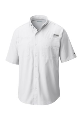Columbia Men's Big & Tall PFG Tamiamiâ¢ II SS Shirt, White, 4XL