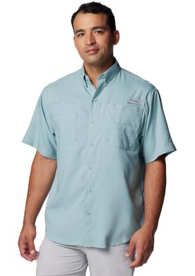 Columbia Men's Big & Tall PFG Tamiamiâ¢ II Short Sleeve Shirt, Blue, 2XL Tall