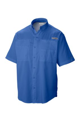 Columbia Men's Big & Tall PFG Tamiamiâ¢ II Short Sleeve Shirt, Blue, 3XL Tall