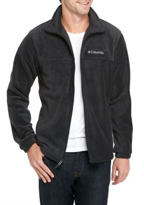 Columbia Men's Big & Tall Steens Mountainâ¢ Full Zip 2.0 Fleece Jacket, Black, 3XL Tall