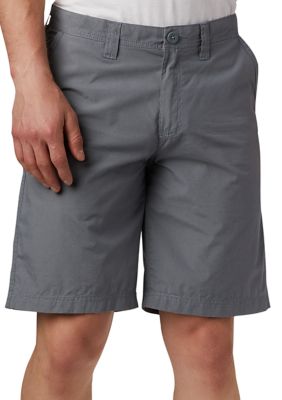Columbia Men's Big & Tall Washed Outâ¢ Shorts, Grey -  0191455104877