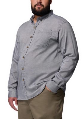 Columbia Men's Big & Tall Rapid Riversâ¢ II Long Sleeve Shirt, Navy Blue, 3XL