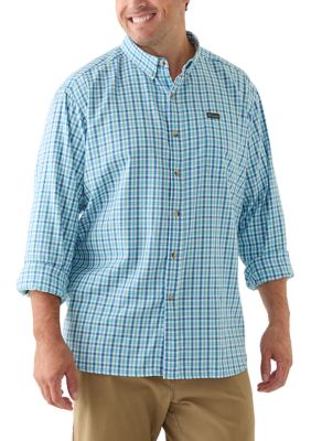 Columbia Men's Big & Tall Rapid Riversâ¢ II Long Sleeve Shirt, Blue, 3XL Tall