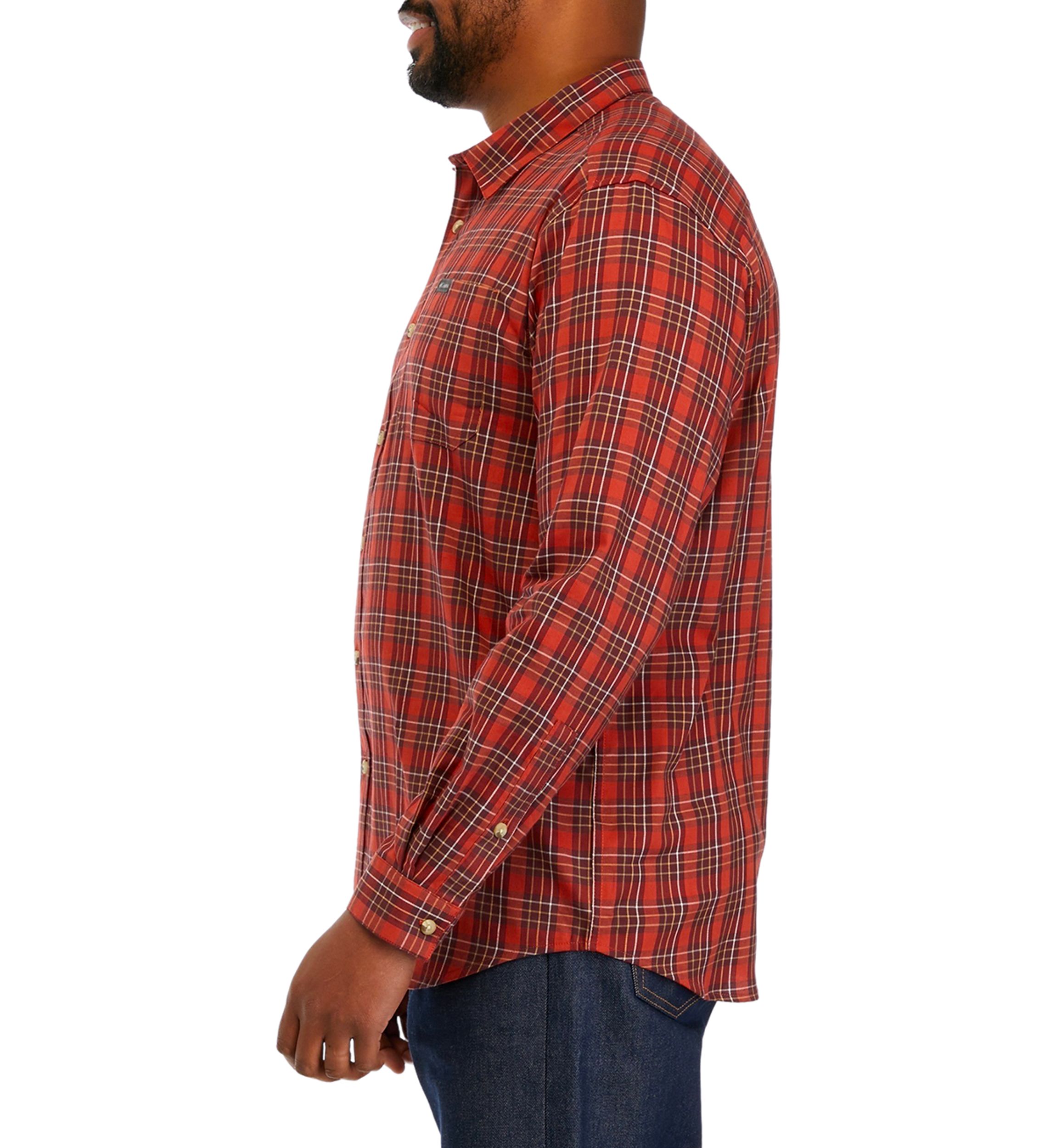 Big & Tall Mens Big Vapor Ridge™ III Long Sleeve Shirt