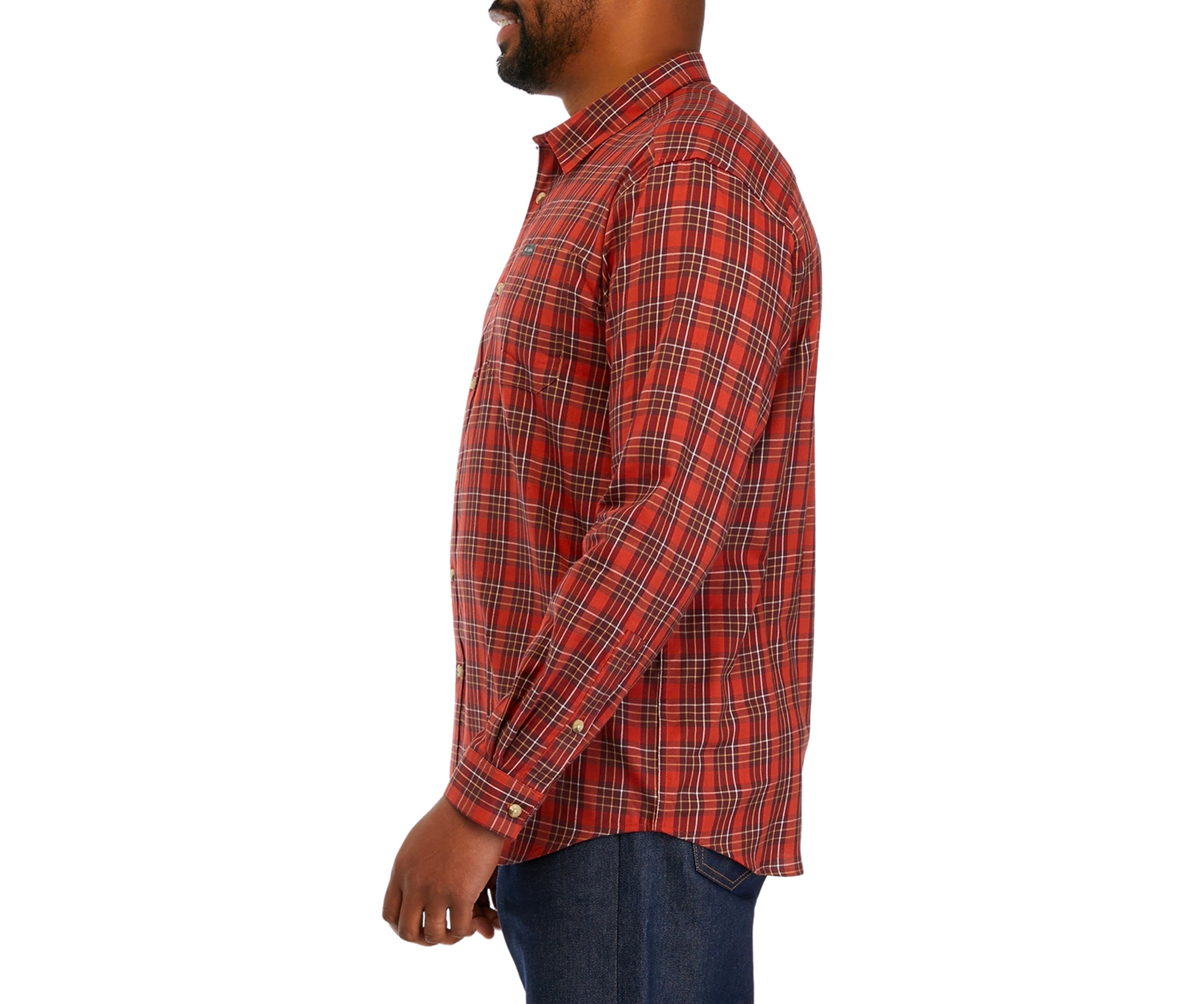 Big & Tall Mens Big Vapor Ridge™ III Long Sleeve Shirt