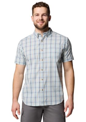 Columbia Men's Rapid Riversâ¢ II Short Sleeve Shirt, Blue, Small