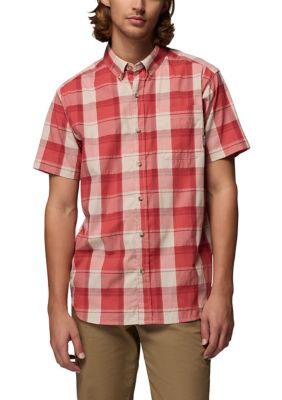 Columbia Men's Rapid Riversâ¢ II Short Sleeve Shirt, Red, Large