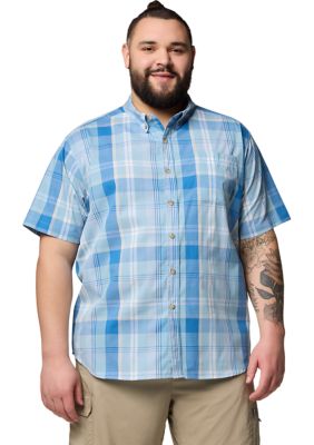 Columbia Men's Big & Tall Rapid Riversâ¢ II Short Sleeve Shirt, Blue, 4XL