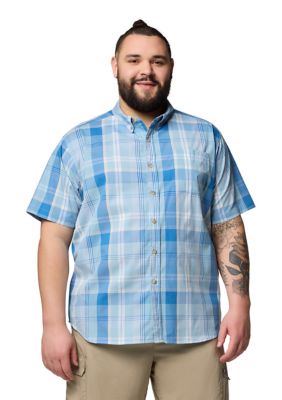 Columbia Men's Big & Tall Rapid Riversâ¢ II Short Sleeve Shirt, Blue, LT