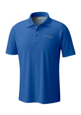 Columbia Men's PFG Low Drag Offshoreâ¢ Polo, Blue, Medium