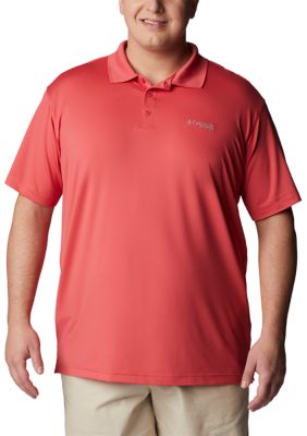 Columbia Men's Big & Tall Low Drag Offshoreâ¢ Polo Shirt, Red, 4XL