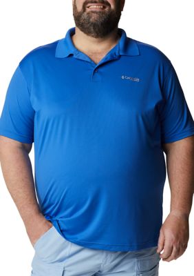 Columbia Men's Big & Tall Low Drag Offshoreâ¢ Polo Shirt, Blue, XL Tall