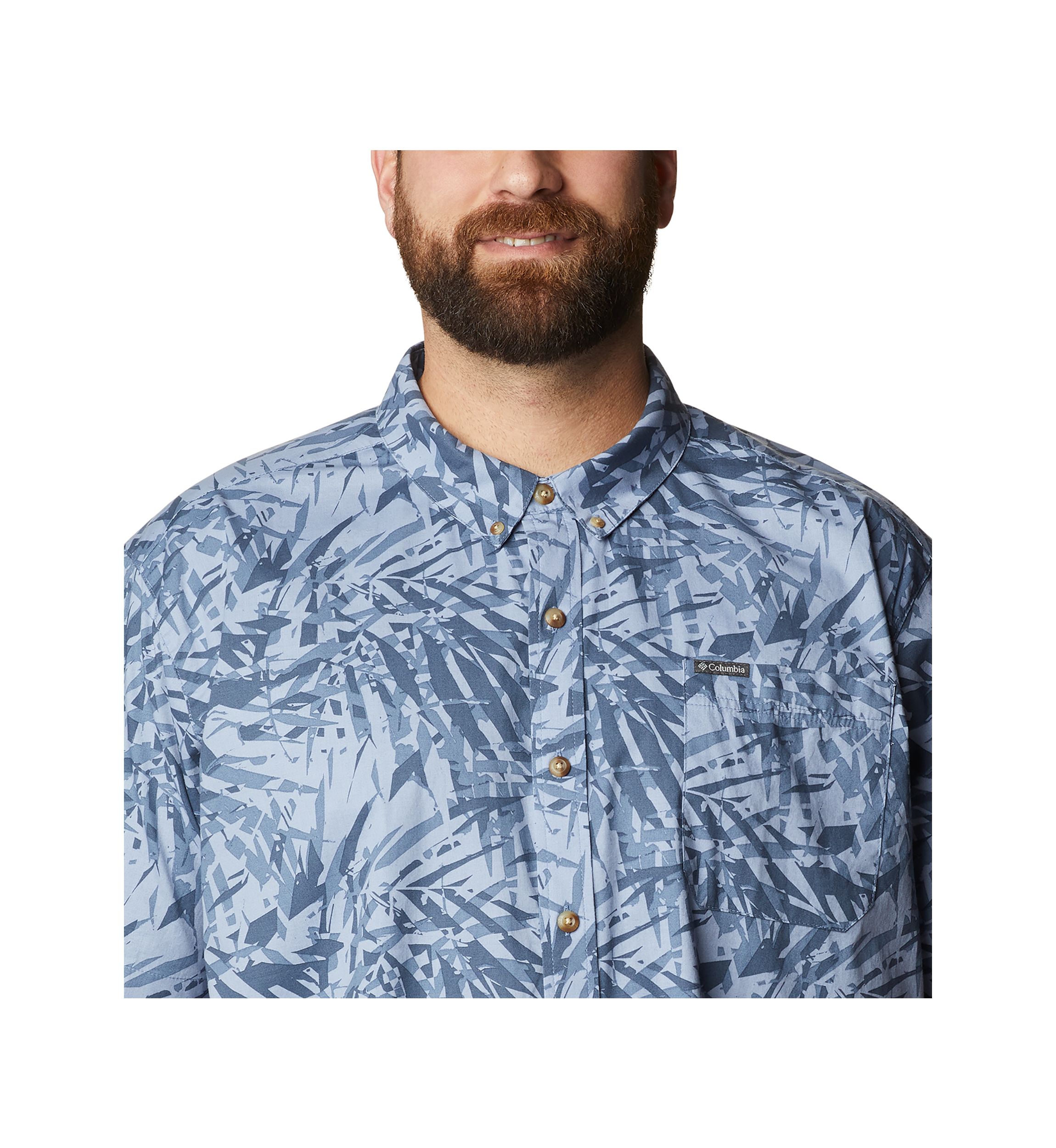 Big & Tall Rapid Rivers™ Printed Short Sleeve Shirt