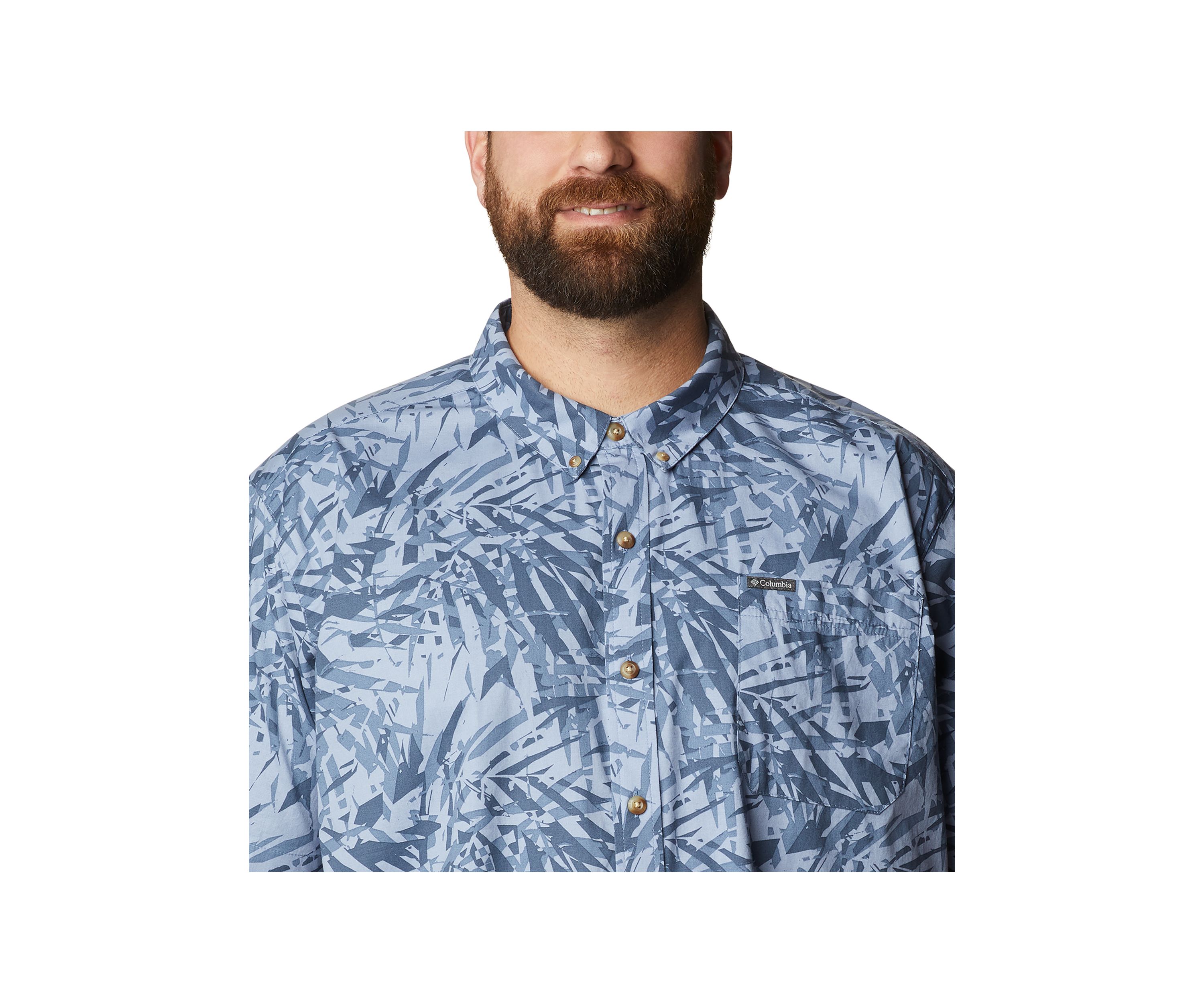 Big & Tall Rapid Rivers™ Printed Short Sleeve Shirt