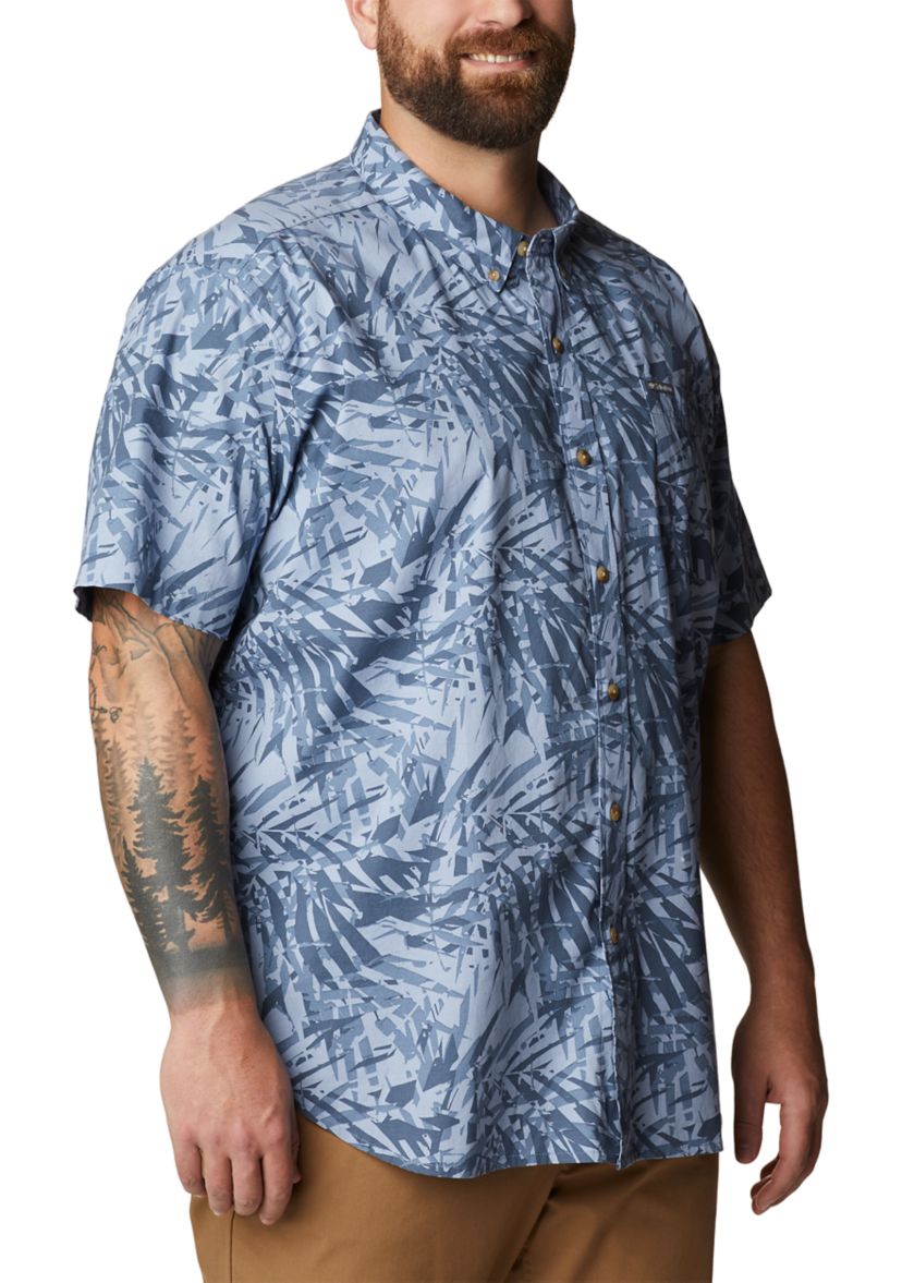 Big & Tall Rapid Rivers™ Printed Short Sleeve Shirt