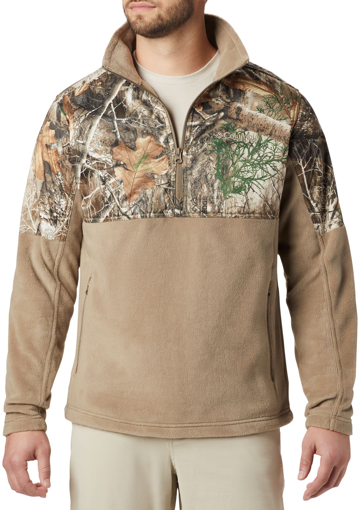 PHG Fleece Overlay 1/4 Zip Jacket