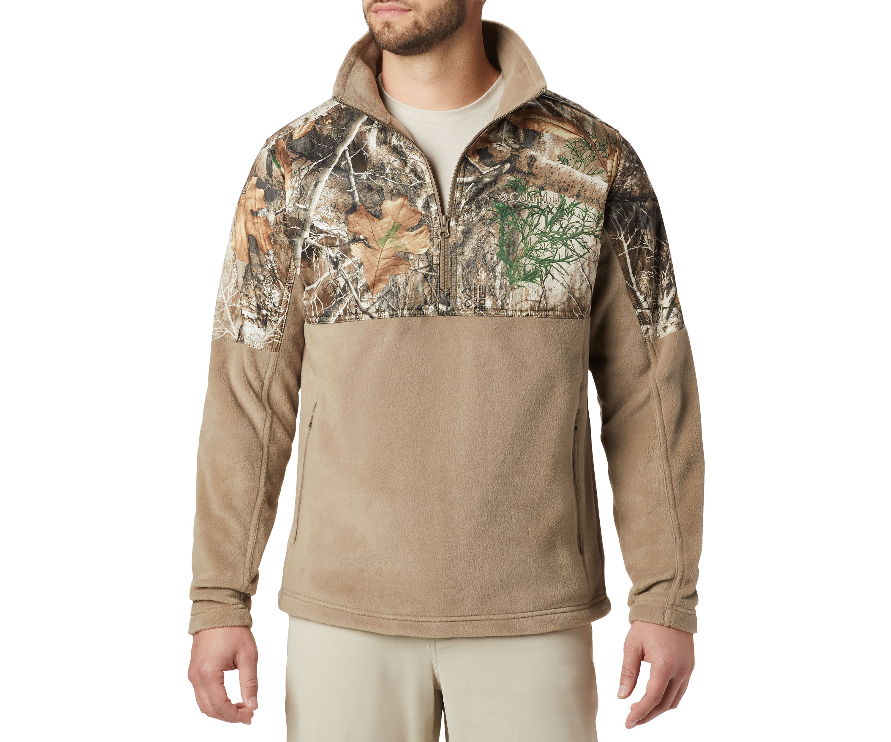 PHG Fleece Overlay 1/4 Zip Jacket