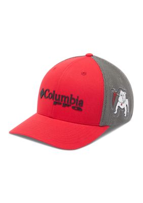 Columbia Men's PFG Mesh Ball Cap, Red, S-M