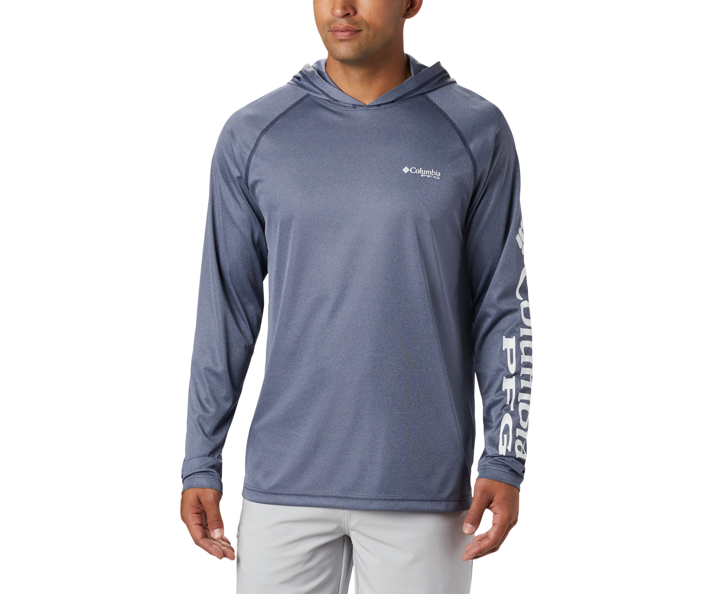 Columbia Men's PFG Extended Terminal Tackle Hoodie – UPF 50 Sun Protection, Quick-Dry Fishing Hoodie - View #14