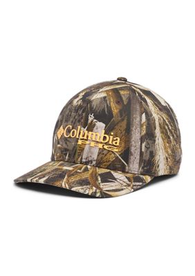 LSU Tigers PHG Camo Ballcap Brown Columbia Flex Hat