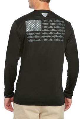 Columbia PFG Fish Flag Tech Short-Sleeve T-Shirt for Men