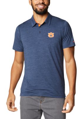 Columbia Men's NCAA CLG Tech Trailâ¢ Polo, Navy Blue, Small